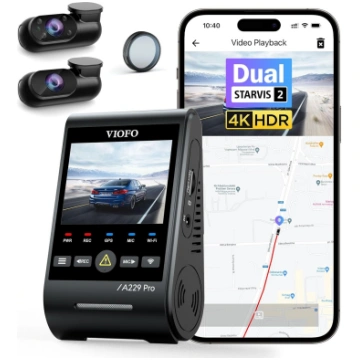 VIOFO A229 Pro 3 Lens 4K + 2K + 1080P, Dual STARVI