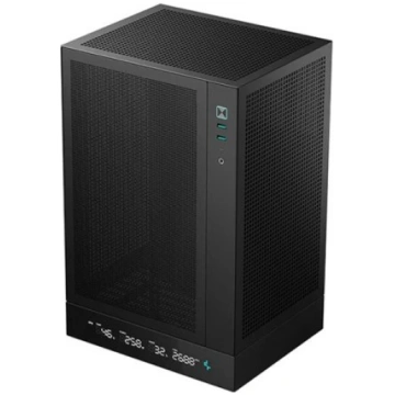 Deepcool PC Gaming Case CH170 DIGITAL Black Mini I