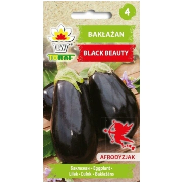 Baklažāni Black Beauty 1g. Baklažānu sēklas