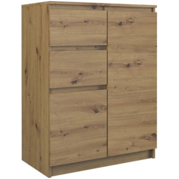 Kumode NORE 2D2S 70, brūna Top E Shop
