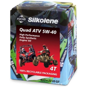 QUAD ATV 5W40 4L CUBE SILKOLENE