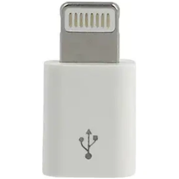 Toptel Micro USB to Lightning Charger Adapter - WH