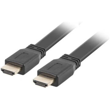 Cable HDMI-HDMI v2.0 1m black flat ( CA HDMI 21CU 