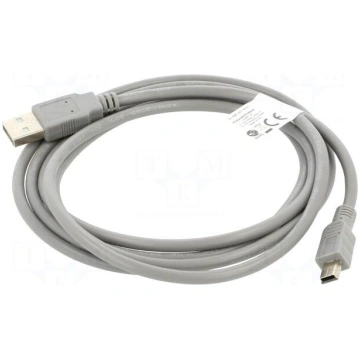 Cable | USB 2.0 | USB A plug,USB B mini plug | gol