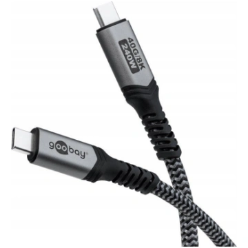 Goobay USB-C™ Cable with Textile Sheath USB4™ 240 