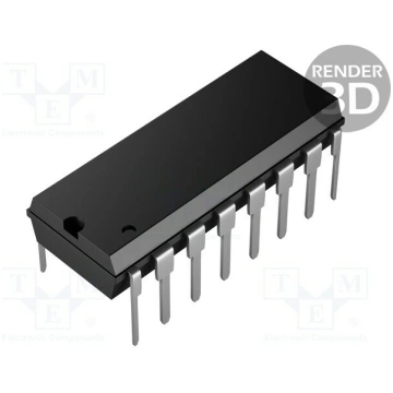 IC: digital; multiplexer; Ch: 1; IN: 2; THT; DIP16