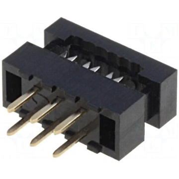 IDC transition | PIN: 6 | THT | for ribbon cable |
