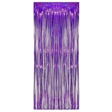 Folija, hologrāfiska lentes dekorācija, violeta
