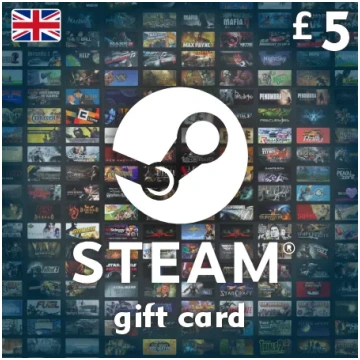 Steam Wallet dāvanu karte 5 GBP - Steam atslēga Ap