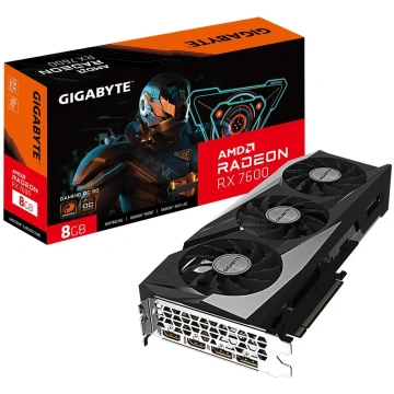 Graphics Card|GIGABYTE|AMD Radeon RX 7600|8 GB|GDD