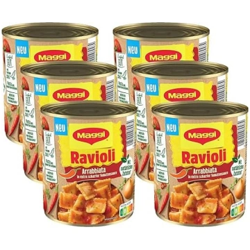 MAGGI Ravioli Arrabbiata, ar īpaši pikantu tomātu 