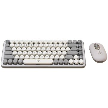 LOGITECH POP ICON COMBO - OFF WHITE - US INT"L - B