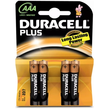 Vienreizējā baterija Duracell AAA Plus