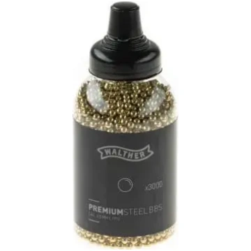 Premium tērauda 4,5mm BB lodītes 0,36g – 3000 gab.