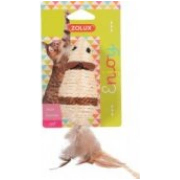 ZOLUX Zolux cat toy mouse sisal with feathers Rota
