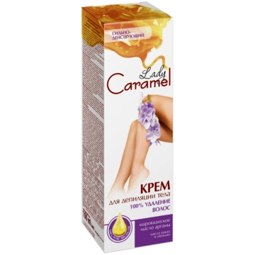LADY CARAMEL Depilācijas krēms 100% matiņu noņemša