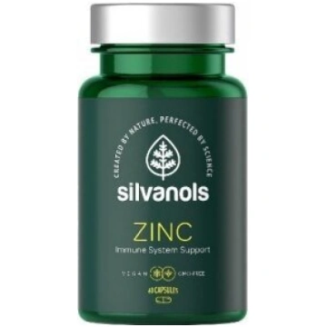 Uztura bagātinātājs Silvanols Zinc, 60kapsulas