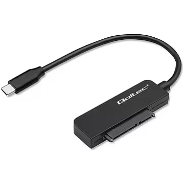 Qoltec SATA adapter SSD HDD 2.5 drive, USB C, 2TB 