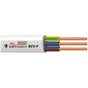 Kabelis Lietkabelis BVV-P, Eca, 3 x 2.5 mm², 10 m