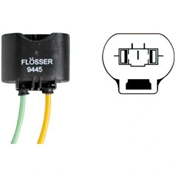 Spuldzes ligzda Flösser 12V HB3 / H10 / H12 - ar k