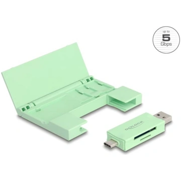 Delock Card Reader USB 5 Gbps USB Type-C™ / Type-A