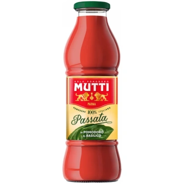 Tomātu biezenis ar baziliku MUTTI Passata Basilico