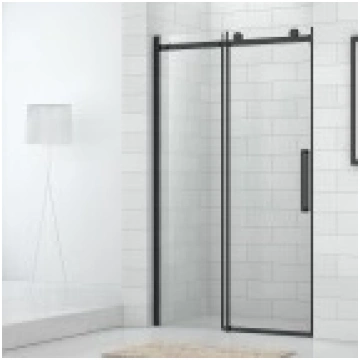 OBZD2 dušas durvis 1200 cm melns profils /Black el