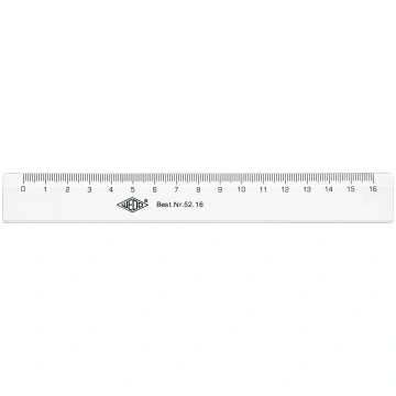Wedo WEDO Lineal 16 cm krawedz tuszu wytlaczane ce