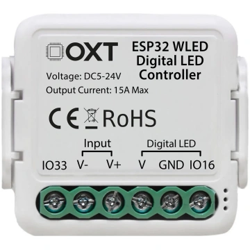 OXT Mini modulis WLED kontrolieris RGBIC/RGBWIC/MO
