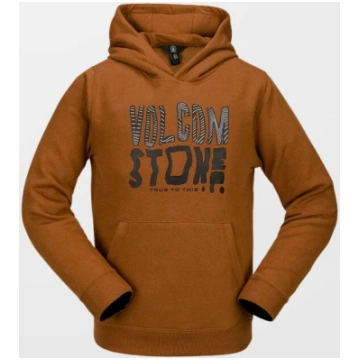 VOLCOM Youth Essential Kids Hoodie Caramel džemper