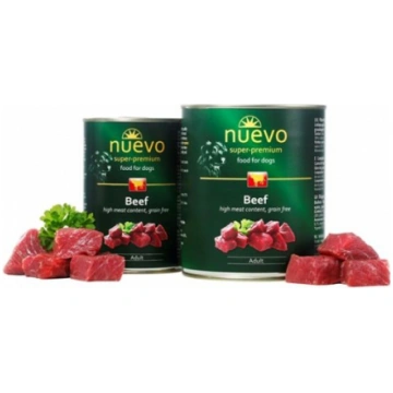 Nuevo Super Premium Beef 400g - Konservēta barība 