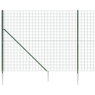 Stiepļu sieta žogs vidaXL 1,6x25m