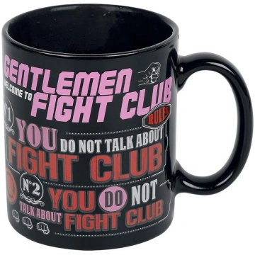Fight Club - Rules Heat Change Mug Pyramid Interna