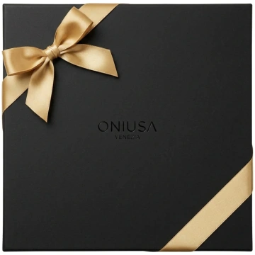 Oniusa Gift Box - Gift box with gold satin ribbon