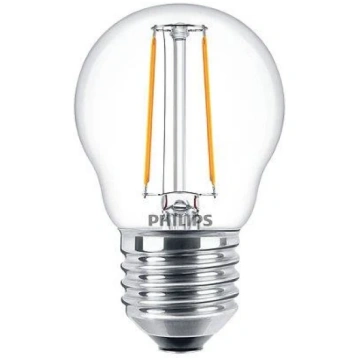 PHILIPS Spuldze Philips LED, P45, 2700 °K, E27, 2 