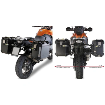 Givi Tubular pannier holder for Trekker Outback KT