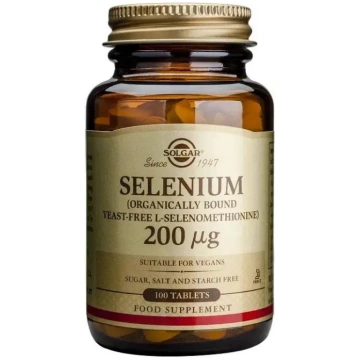 Solgar Selenium 200µg 50 Tablets 0033984025561
