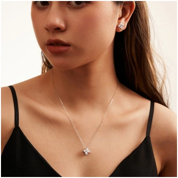 "FLOWER" SILVER SET - Silver