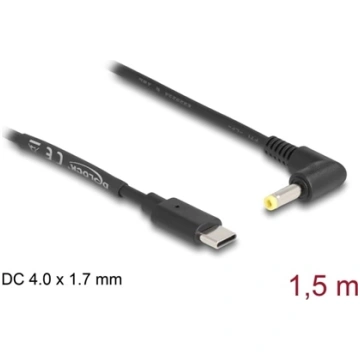 Delock USB Type-C™ Power Cable to DC 4.0 x 1.7 mm 