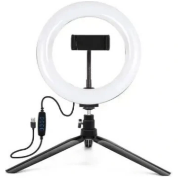 LED gredzens E-LIGHT ST6-5 16 cm 10W ar telefona t