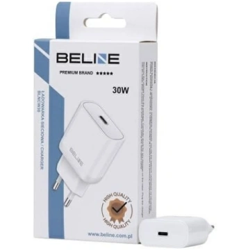 30W usb-c pd 3.0 tīkla lādētājs balts BELINE BELI0