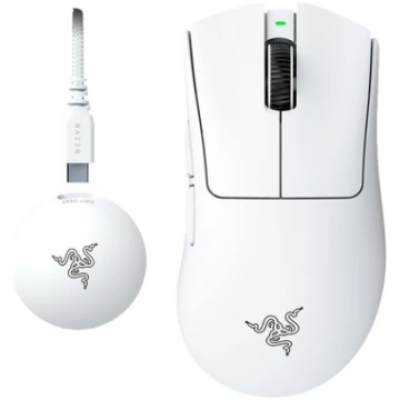 Razer DeathAdder V4 Pro Gaming mouse, White | Raze