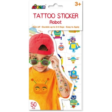 AVENIR Tetovējumu uzlīmes: Robots (TS218152)