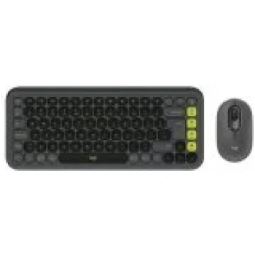 Logitech Keyboard Pop Icon Combo Black US klaviatū