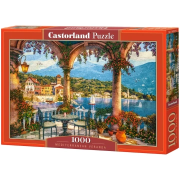 Puzle Castorland Mediterranean Veranda, 68 cm x 47