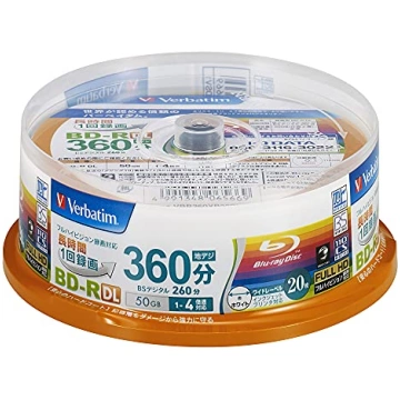 Mitsubishi Verbatim Blu-ray Disc 20 Spindle 50 GB 