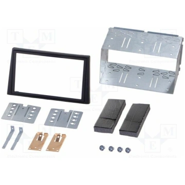 Radio frame; Opel; 2 DIN; black | RAM-40.1101 | MA