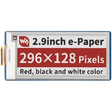 Waveshare Wyświetlacz E-Paper E-Ink 2,9" 296x128px