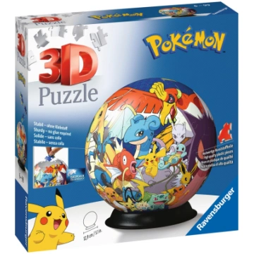 Pokemon 3D Puzzle-Ball -palapeli 72 palaa ( 103117