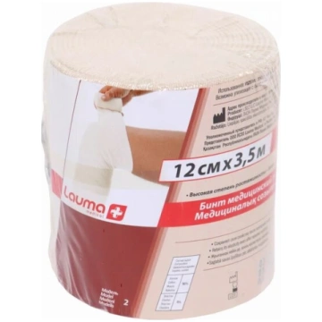 LAUMA elastīga saite 120mm x 3.5m Latex Free Lauma
